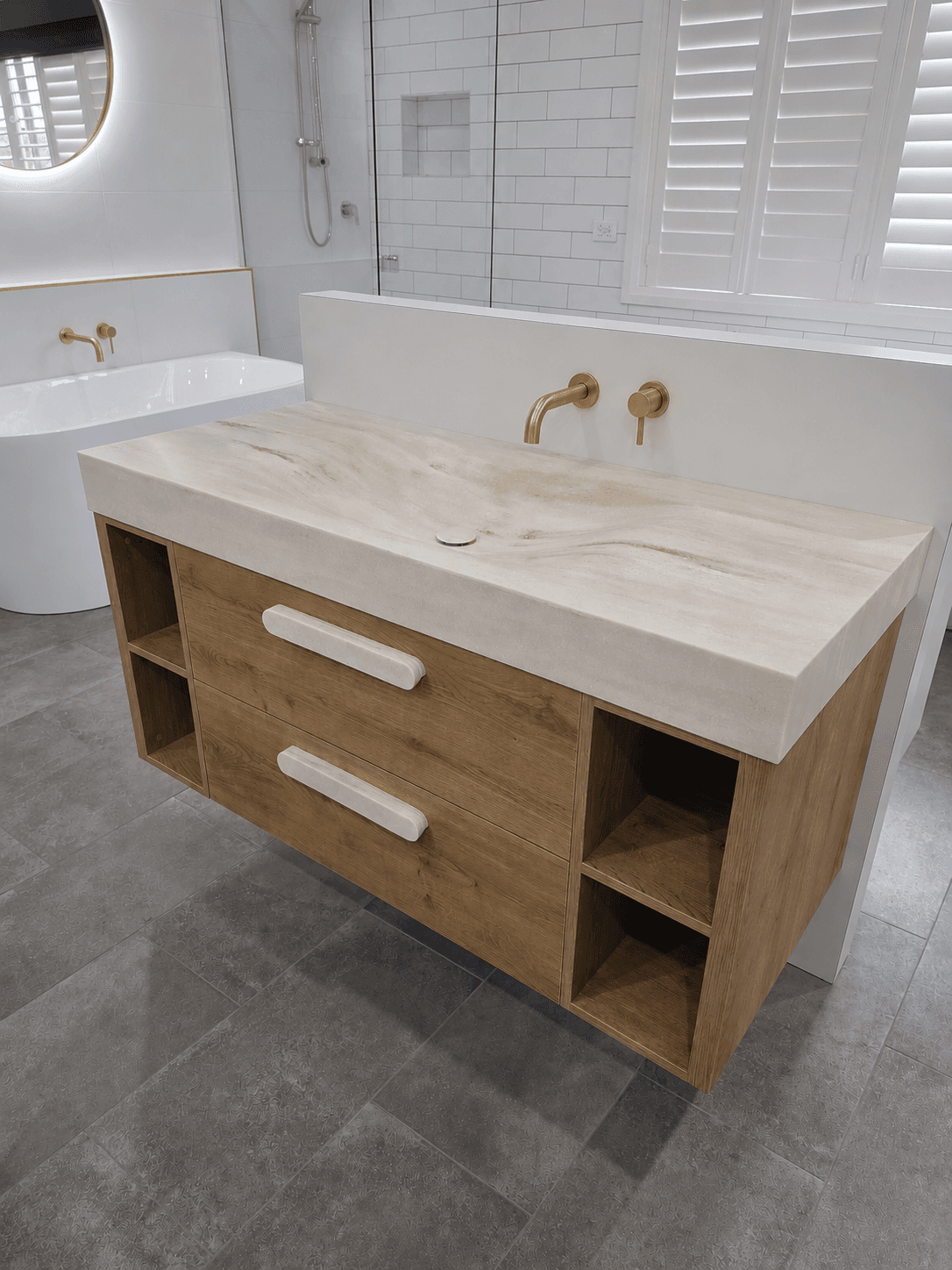Vanity and bathroom display at the IBG Colour Selection Centre