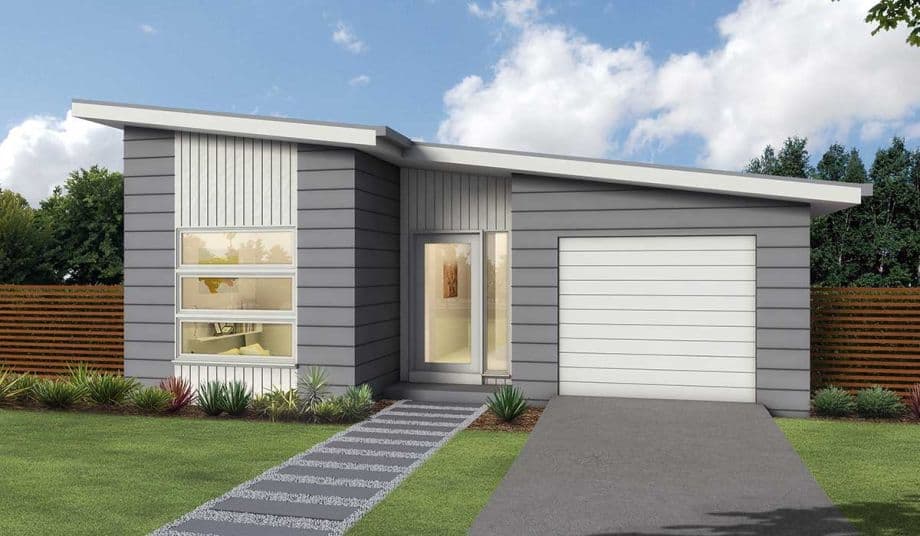 Aruba house plan facade