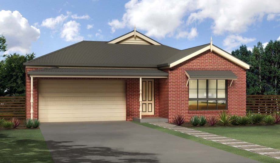 Bass house plan facade
