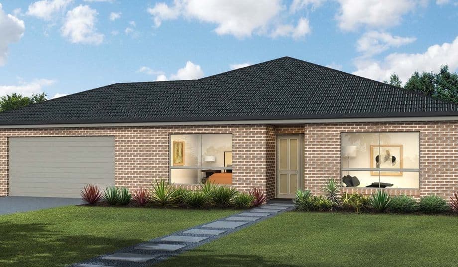 Campaspe 1 house plan facade