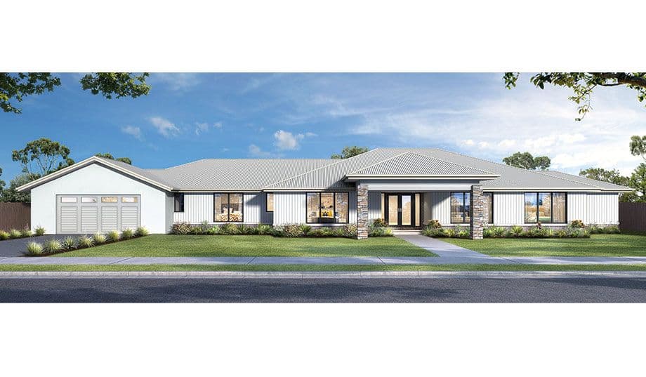 Emerald house plan facade
