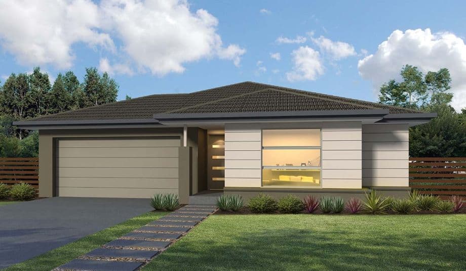 Fitzroy 3 house plan facade
