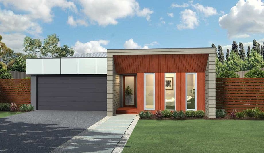 Lexton 1 & 2 house plan facade
