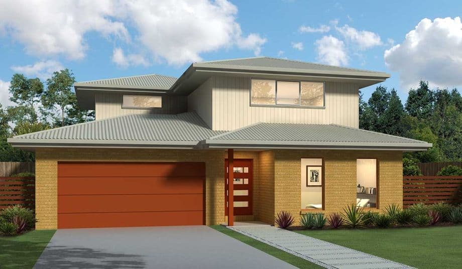 Newtown house plan facade
