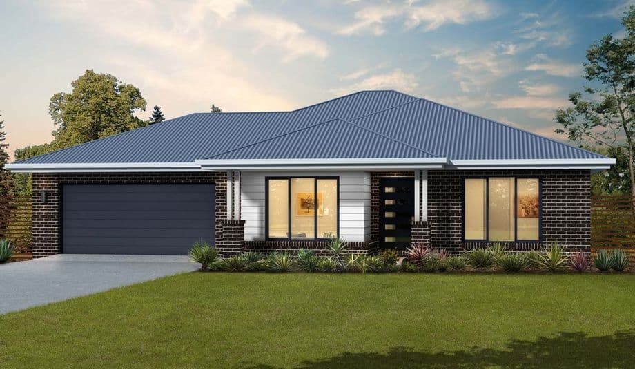 Parkway house plan facade