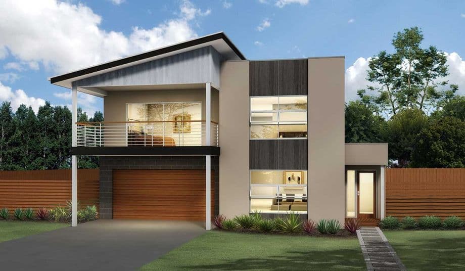 Portland house plan facade