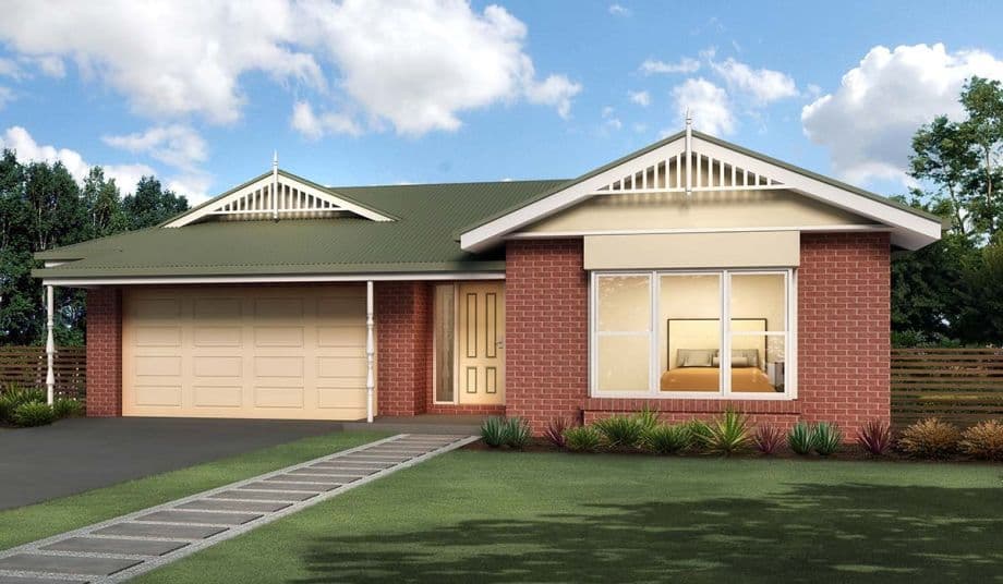 Somers house plan facade