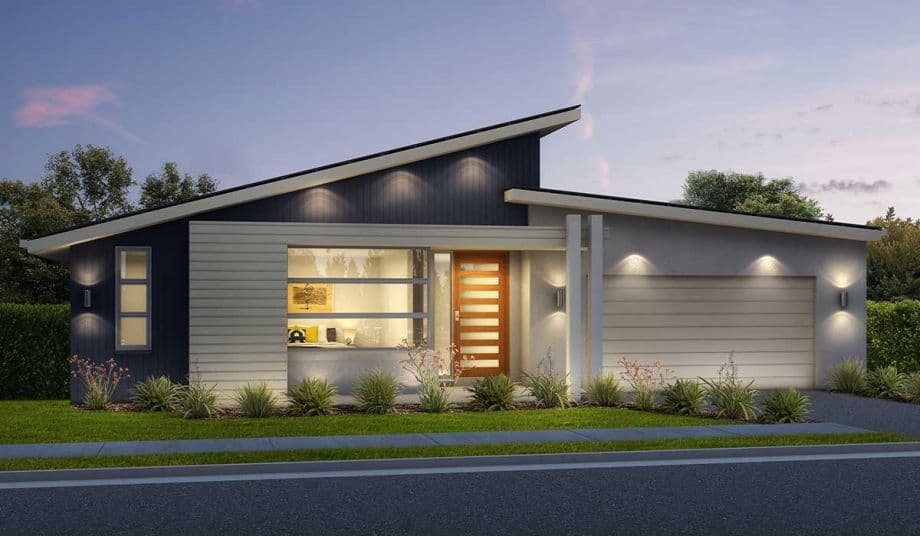 Swansea house plan facade