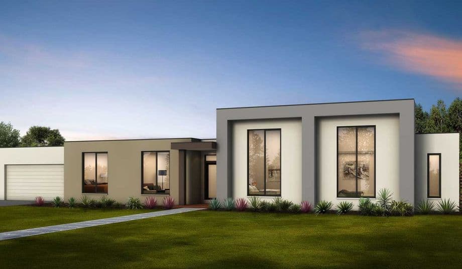 Yarram house plan facade