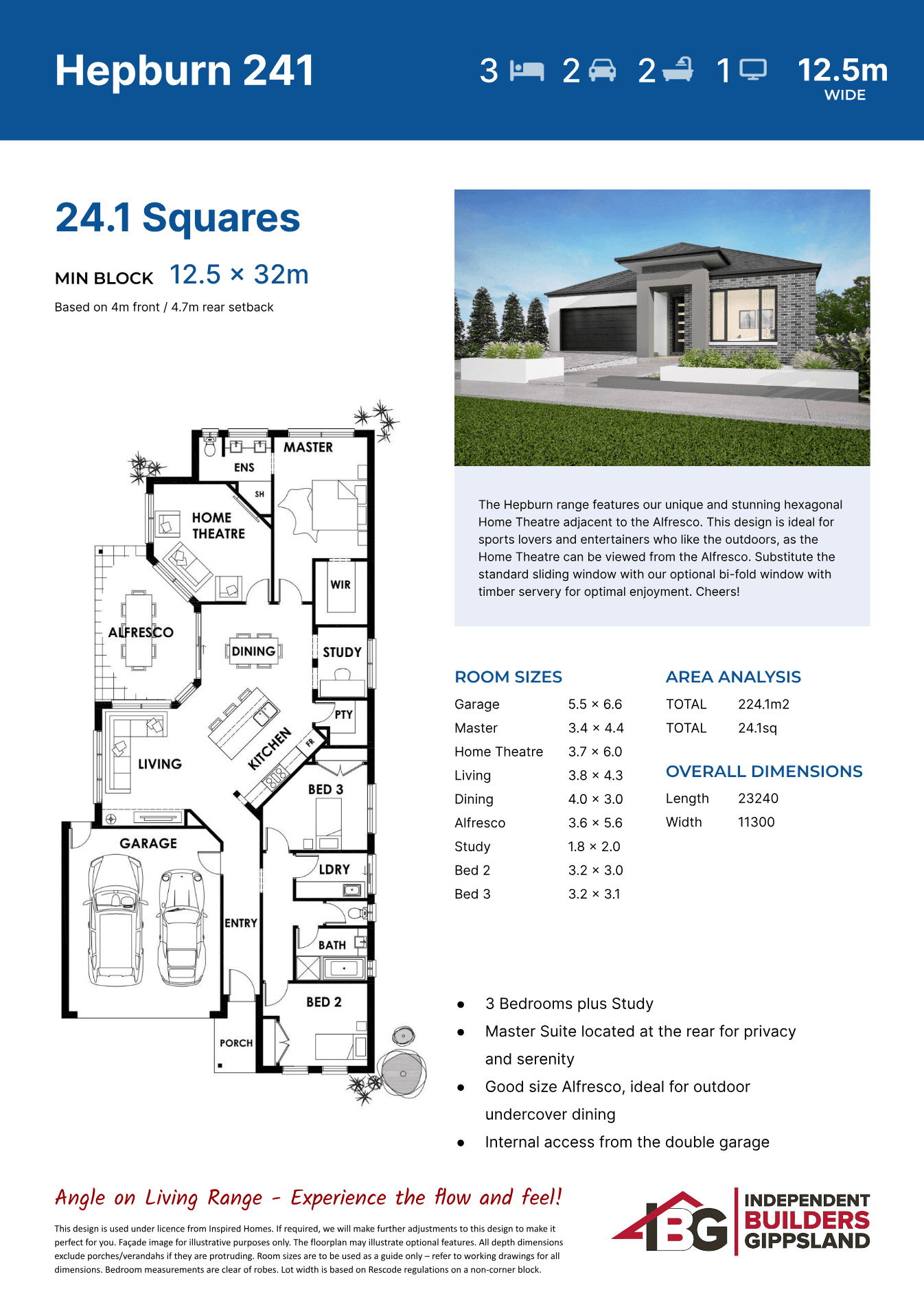 Hepburn 241 (Left) plan preview