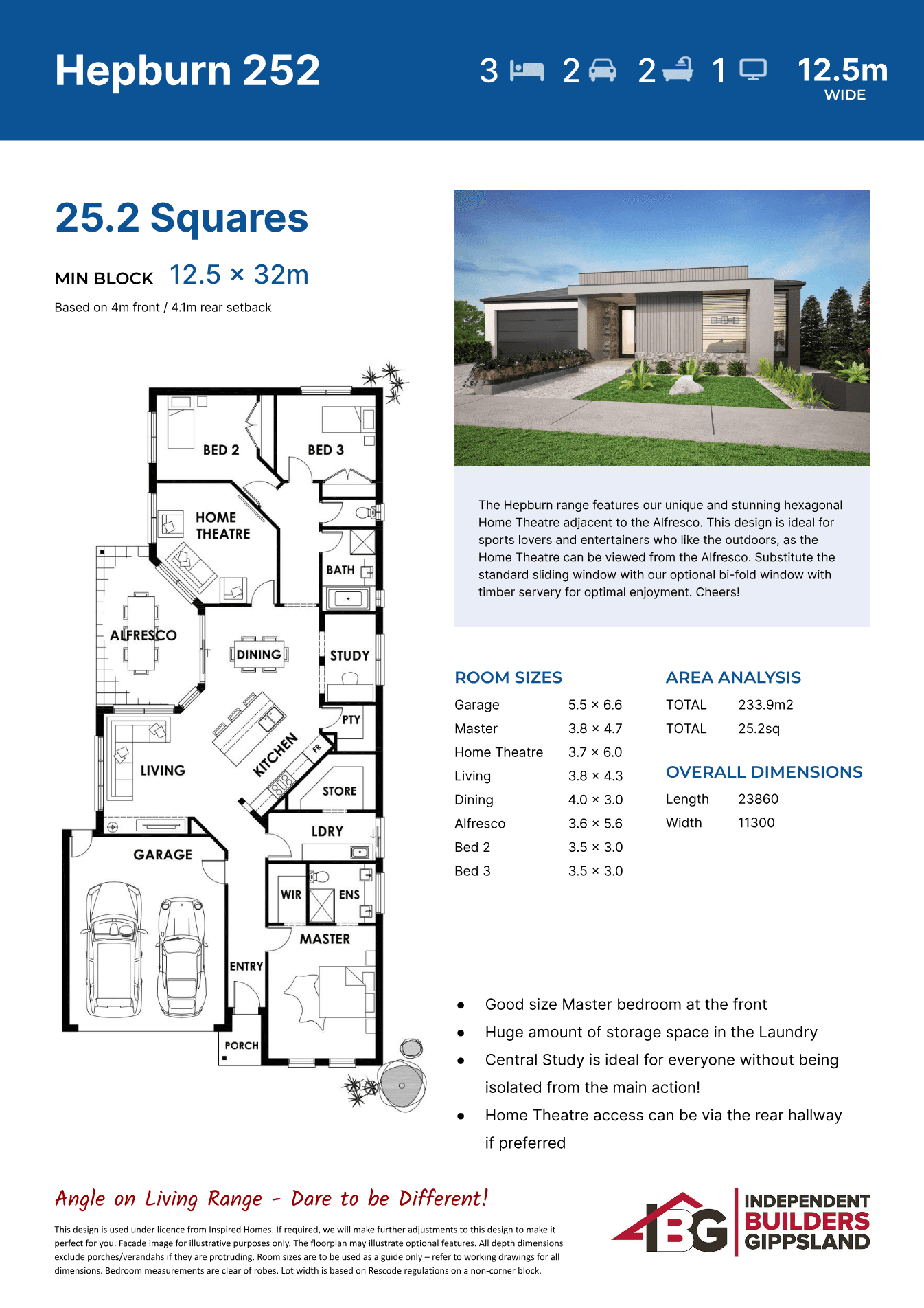 Hepburn 252 (Left) plan preview