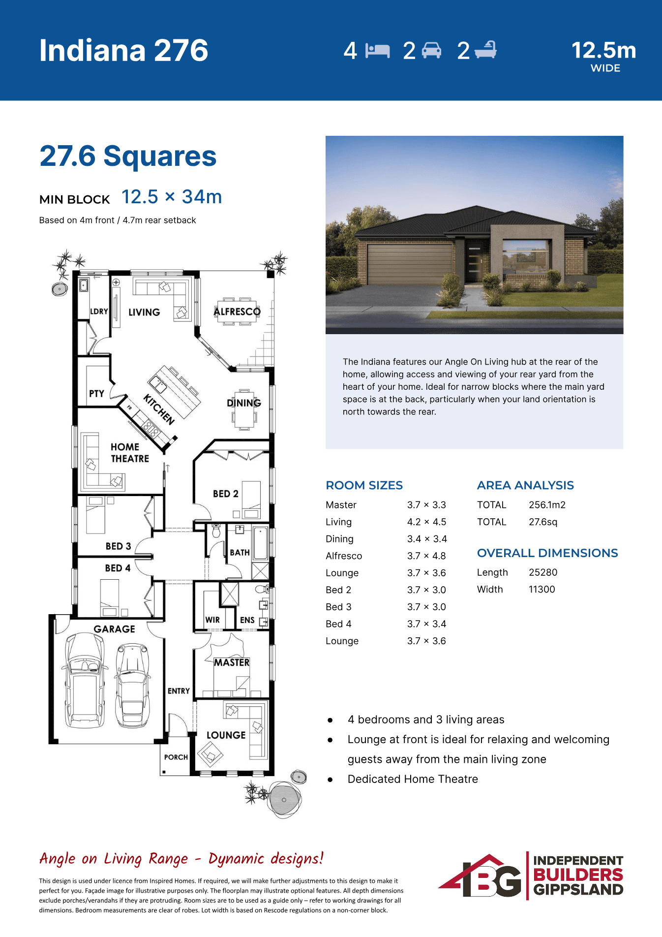 Indiana 279 (Left) plan preview
