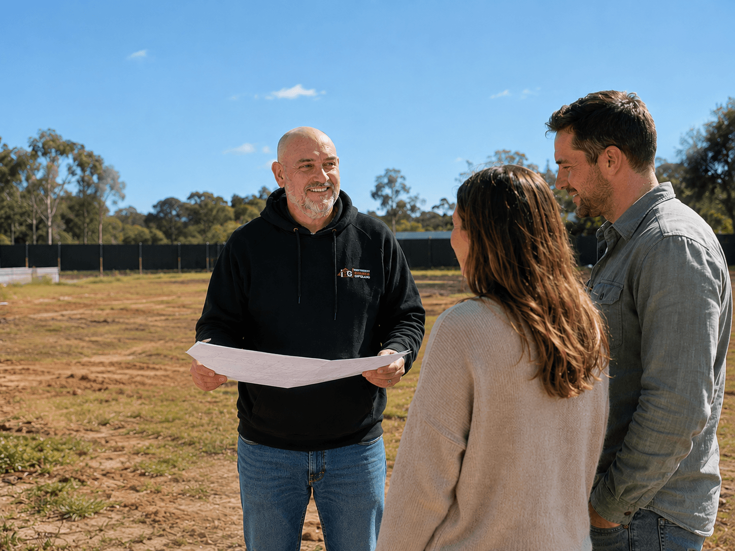 Site review and planning for a new home build