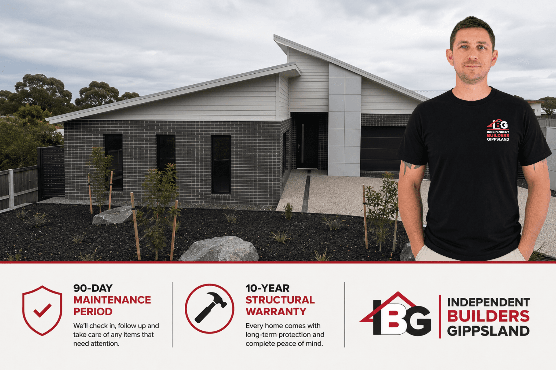 Independent Builders Gippsland ongoing support and warranty information